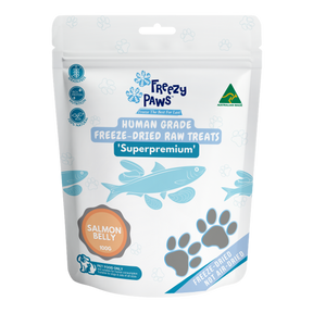 Freezy Paws Freeze Dried Salmon Bellies Pet Treats 100g