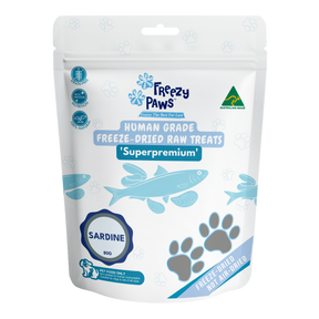 Freezy Paws Freeze Dried Sardines Pet Treats 80g