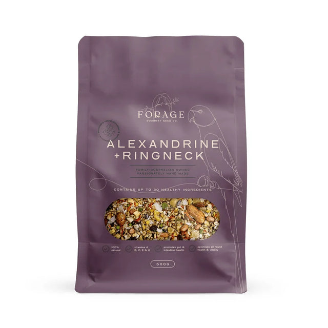 Forage Gourmet Alexandrine & Ringneck Bird Seed 500g