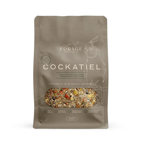 Forage Gourmet Cockatiel Bird Seed 500g