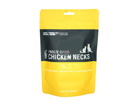 Freeze Dry Australia Freeze Dried Chicken Necks 100g