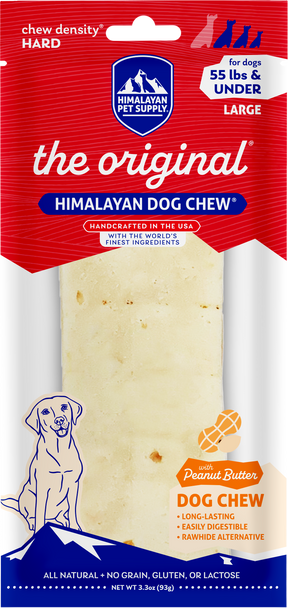 Himalayan Dog Chew Peanut Butter Large