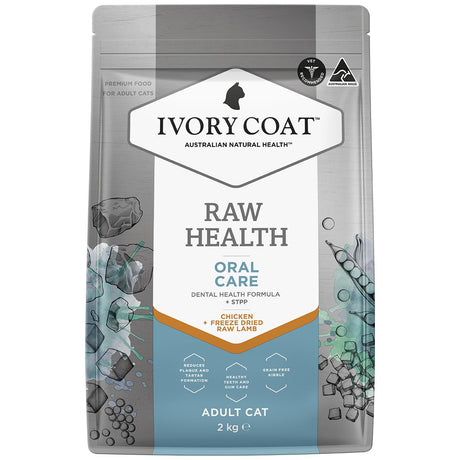Ivory Coat Raw Health Oral Adult Dry Cat Food 2kg