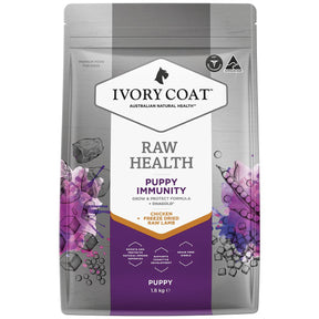 Ivory Coat Raw Health Immunity Puppy Dry Dog Food 1.8kg