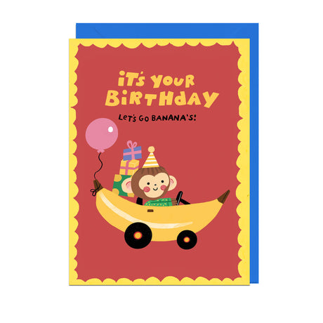 Jolly Awesome It's Your Birthday Bananas Card