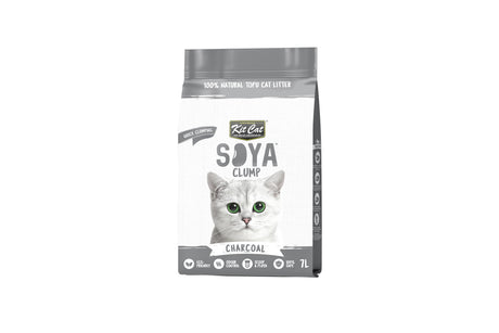 Kit Cat Soya Clumping Cat Litter Charcoal 2.5kg