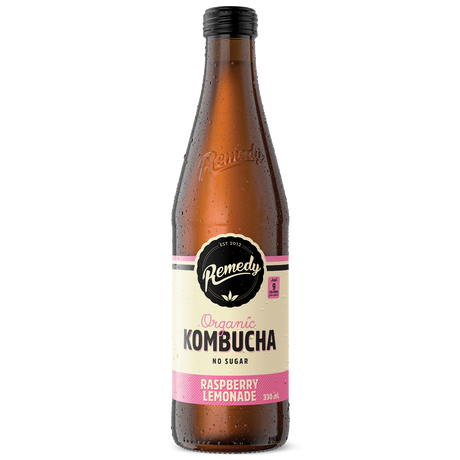 Remedy Kombucha Raspberry Lemonade 330ml