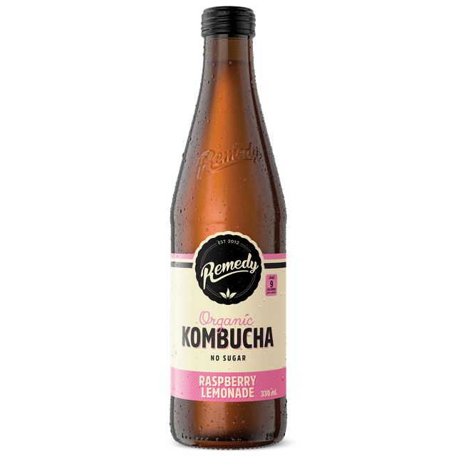 Remedy Kombucha Raspberry Lemonade 330ml