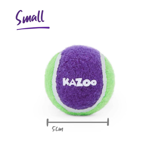 Kazoo Sponge Tennis Ball Dog Toy Small