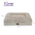 Kazoo Cloud Comfort Dog Bed Beige XL