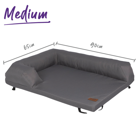 Kazoo Outdoor Lounge Dog Bed Topper Slate Medium