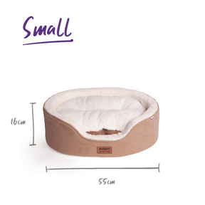 Kazoo Manhattan Dog Bed Coffee Small