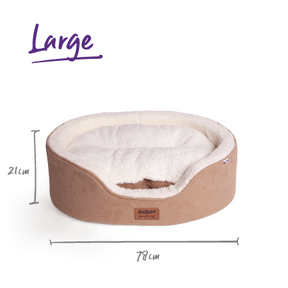 KAZOO MANHATTAN BED COFFEE LGE