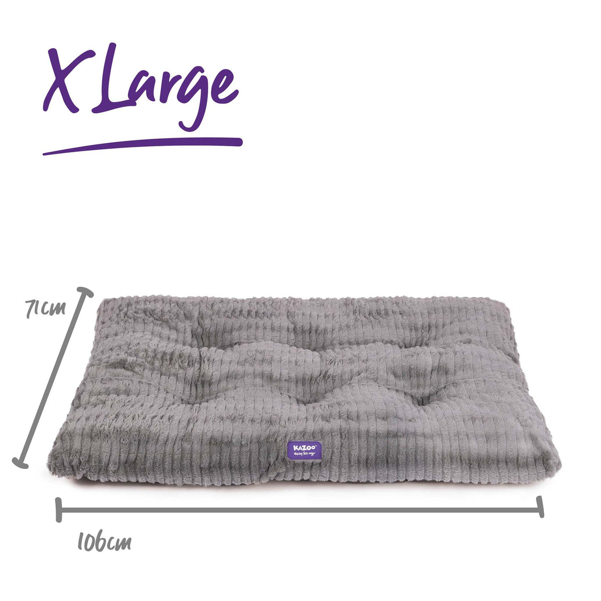 KAZOO STORM PILLOW GREY XL
