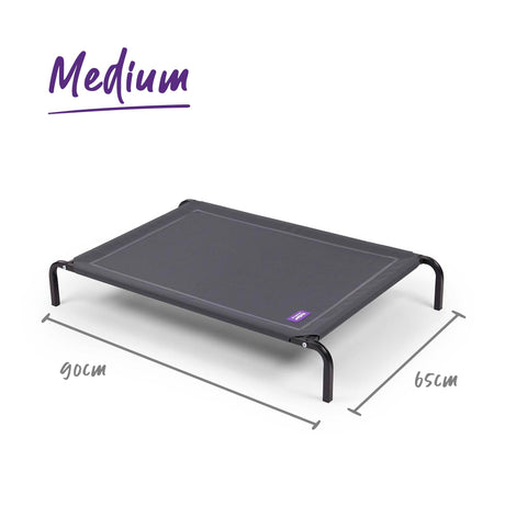 Kazoo Outdoor Dog Bed Charcoal Medium