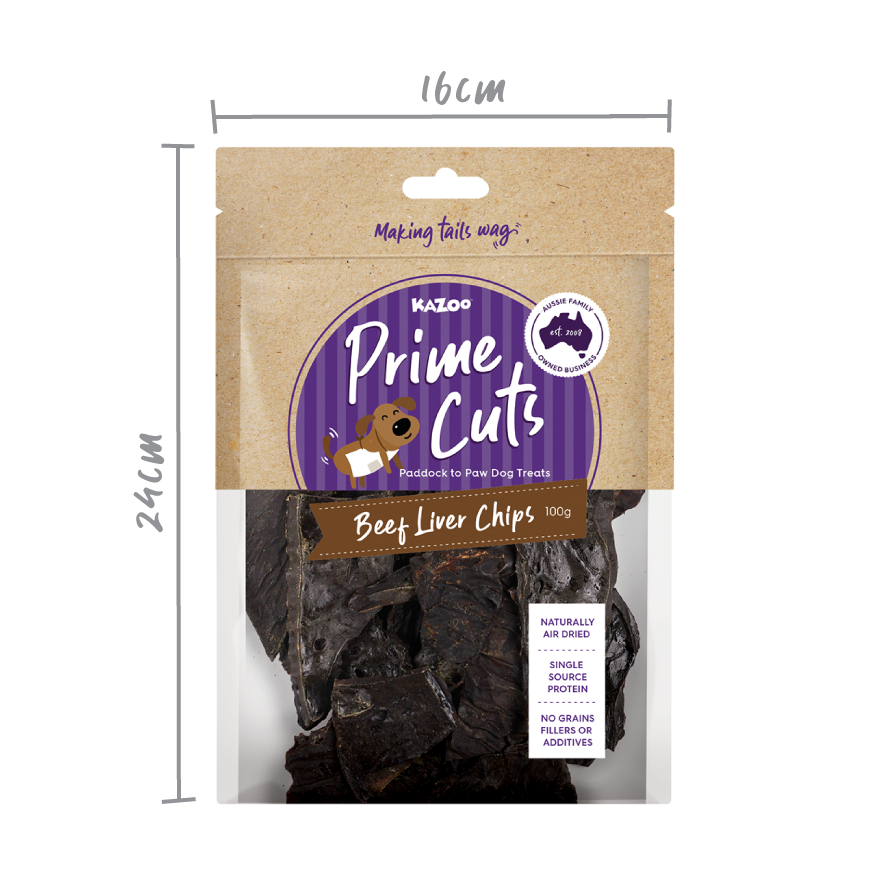 KAZOO PRIME CUTS BEEF LIVER - 100g