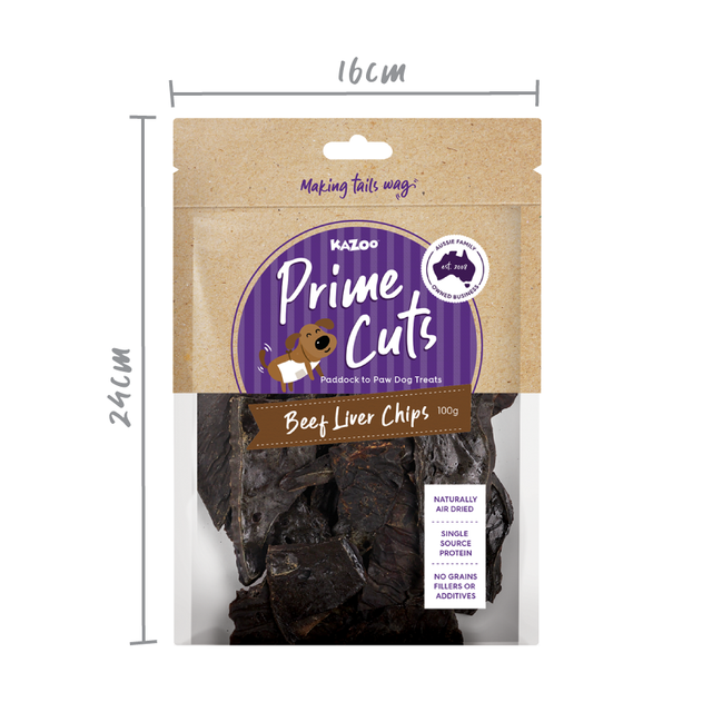 KAZOO PRIME CUTS BEEF LIVER - 100g