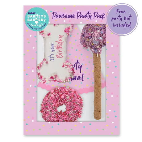KAZOO DOG BIRTHDAY PARTY PACK PINK
