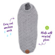 Kazoo Grey Wave Dog Jumper XS 33cm