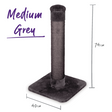 KAZOO SCRATCH POST 74CM GREY
