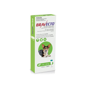 Bravecto Spot-On for Dogs 10-20kg Green 1 Pack