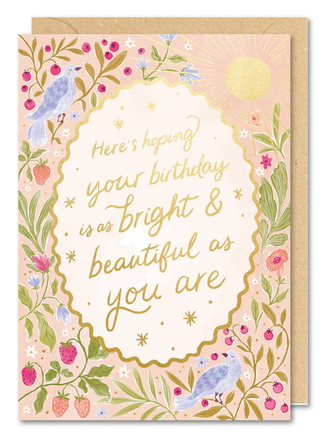 Meraki Sundancer Sun Birthday Card