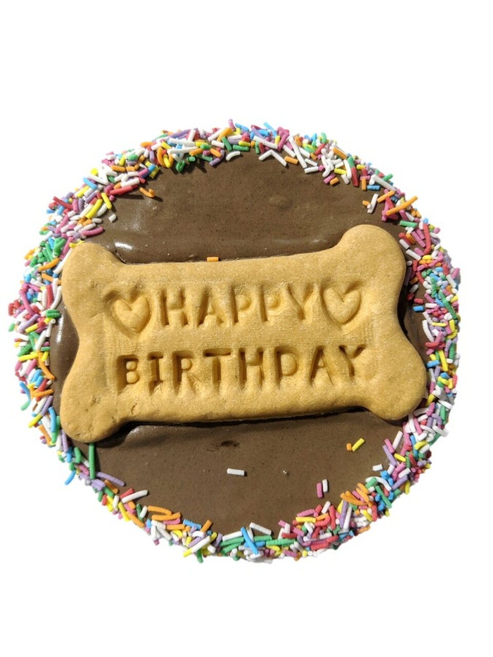 Huds and Toke Carob Frosted Dog Birthday Cake