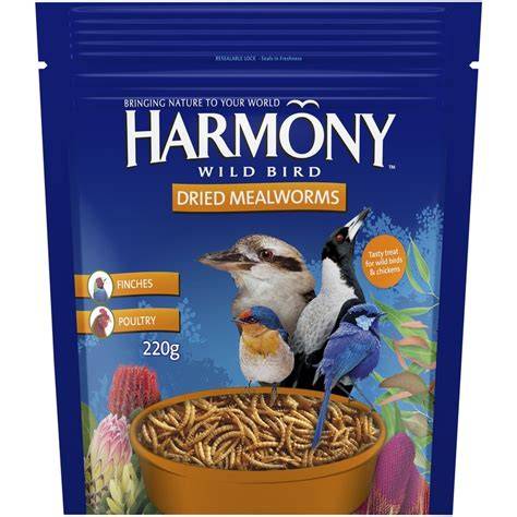 Harmony Dried Mealworms 220g