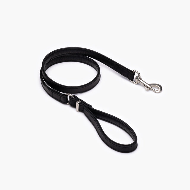 EZYDOG LEATHER LEAD BLACK