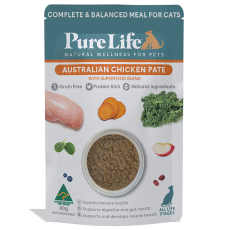 PureLife Chicken Pate Wet Cat Food
