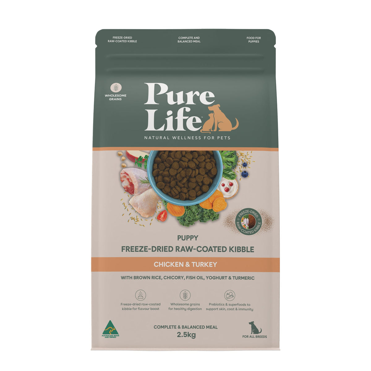 PureLife Freeze Dried Puppy Food 2.5kg