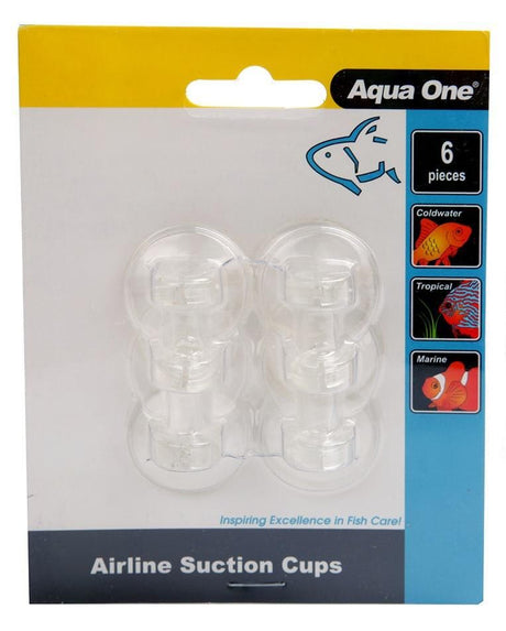 Aqua One Airline Suction Cups 6 Pack
