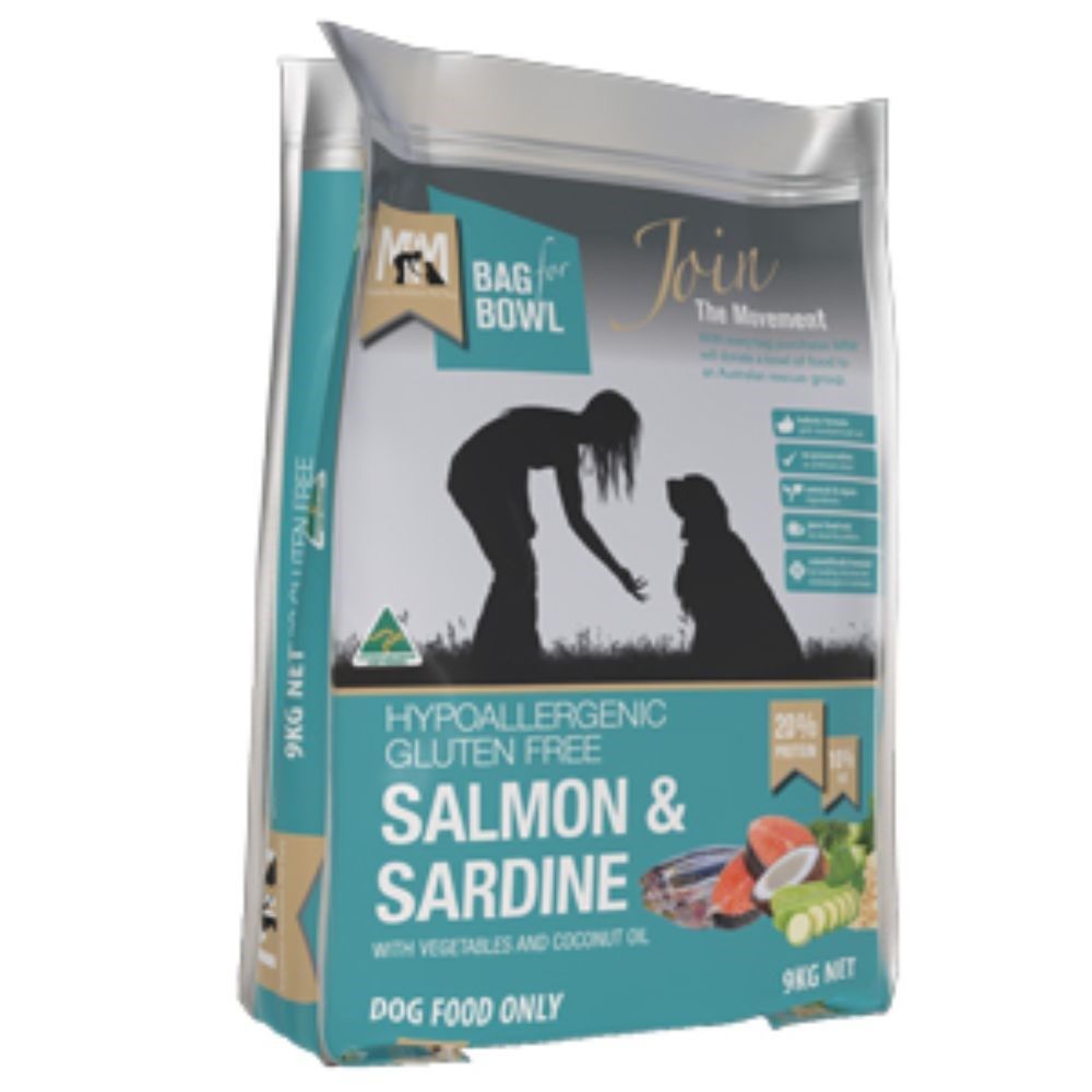 MEALS FOR MUTTS SALMON AND SARDINE 9KG BLUE