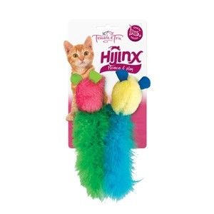 Trouble & Trix HiJinx Tweet Mice Cat Toy 2 Pack