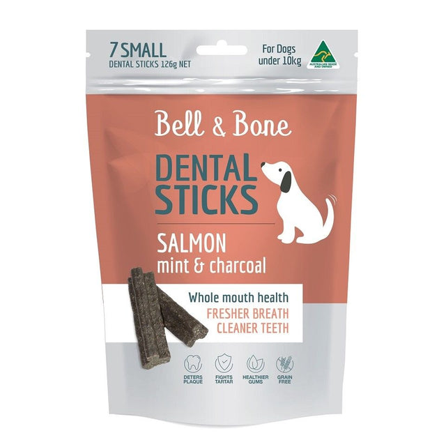 Bell & Bone Dental Sticks Salmon Small