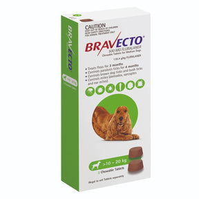 Bravecto Chew for Dogs 10-20kg 2 Pack