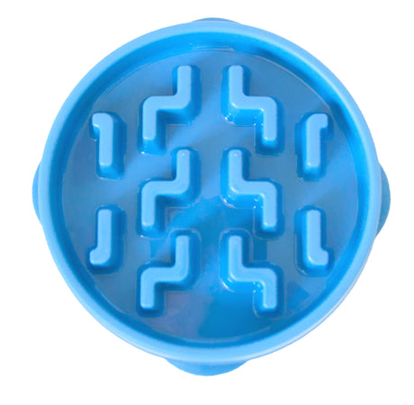 Fun Feeder Slow Feed Dog Bowl Blue Large