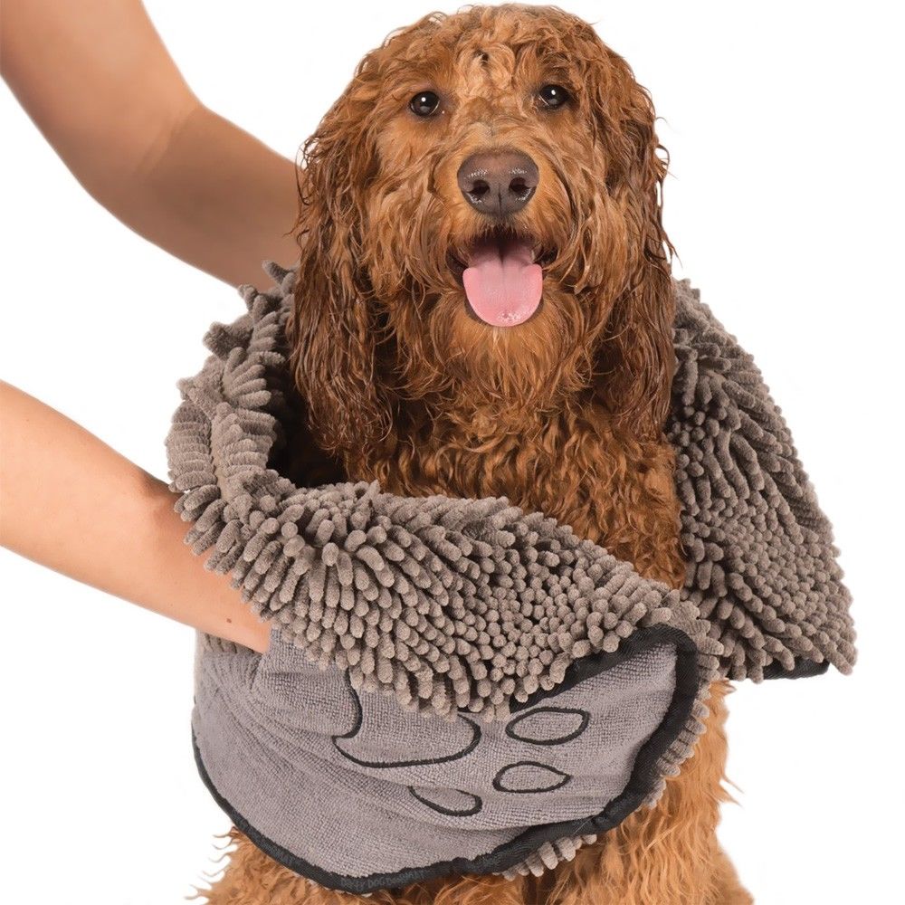 Dog Gone Smart Dirty Dog Shammy Towel Grey