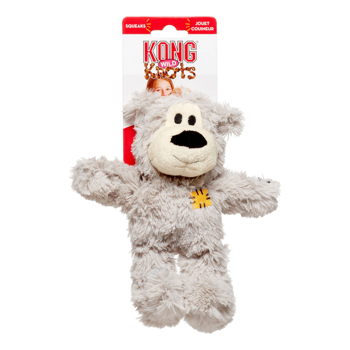 KONG Wild Knots Bear Dog Toy Small/Medium