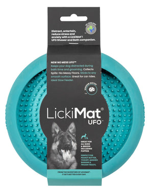 LickiMat UFO Dog Bowl Green