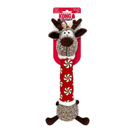 KONG Holiday Shakers Luvs Reindeer Dog Toy Medium