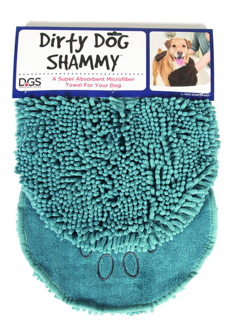 Dog Gone Smart Dirty Dog Shammy Towel Blue