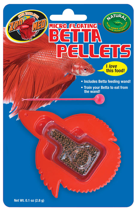 Zoo Med Betta Micro Floating Pellets Carded 4.3G