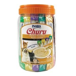 Inaba Churu Chicken Varieties Cat Treats 50 Pack