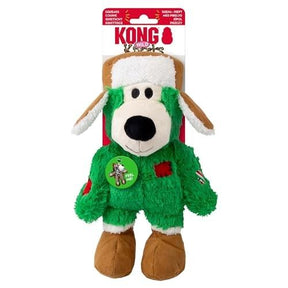KONG Holiday Wild Knots Bear Dog Toy Medium/Large