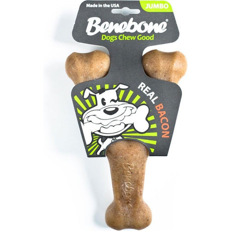Benebone Wishbone Bacon Dog Chew Large