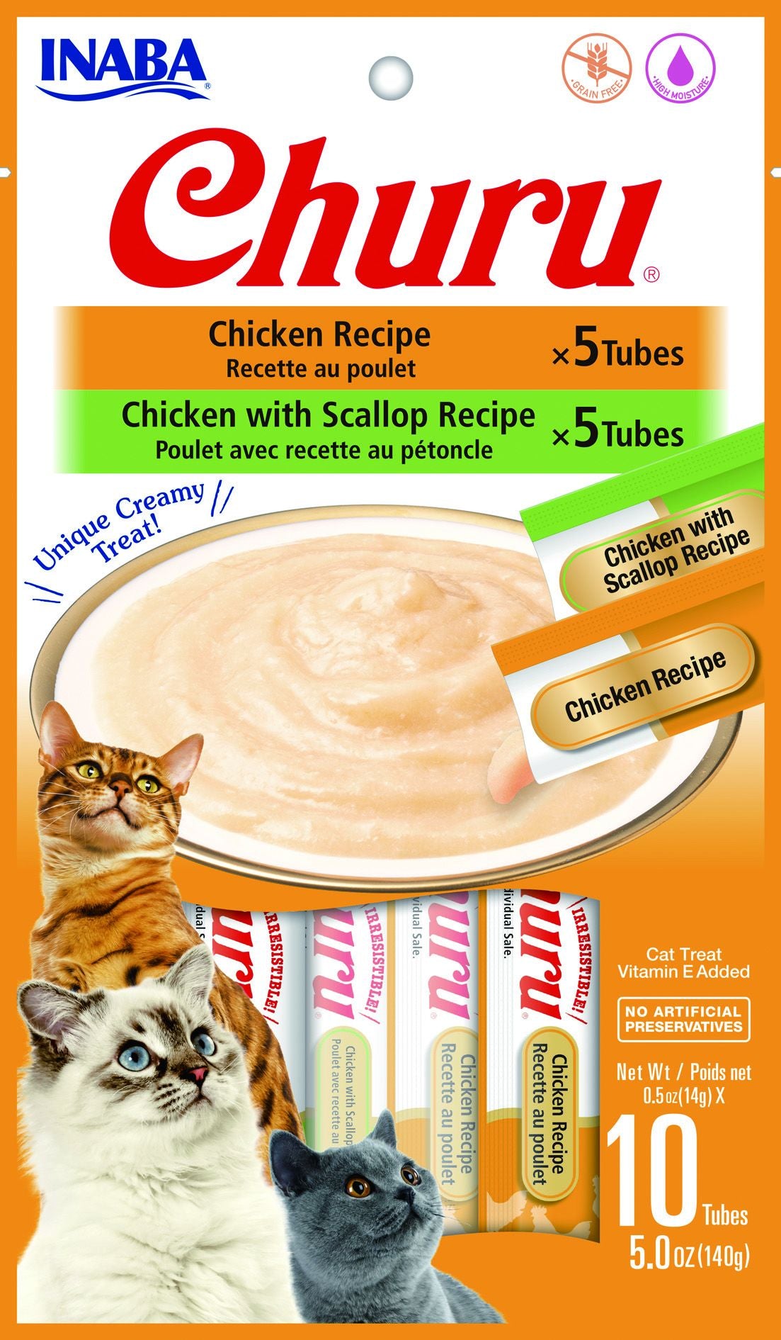 Inaba Churu Chicken Varieties Cat Treats 10 Pack