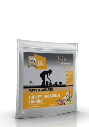 Meals for Mutts Puppy Turkey, Salmon & Sardine 2.5kg