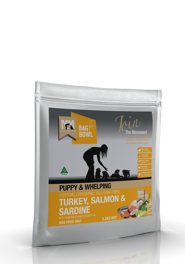 Meals for Mutts Puppy Turkey, Salmon & Sardine 2.5kg