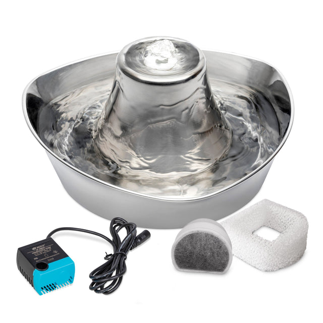PetSafe Seaside Stainless Steel Pet Fountain